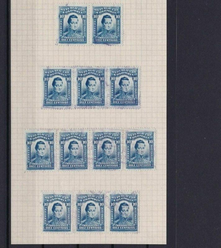 COLOMBIA 1917 10c   STAMPS STUDY   REF 5365