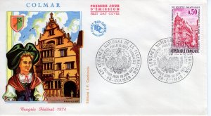 FRANCE  1974 The 47th Anniversary of the Congress of French Philatelic  FDC14410