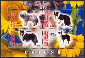 Congo 2013 Dogs (2) MNH Cinderella !