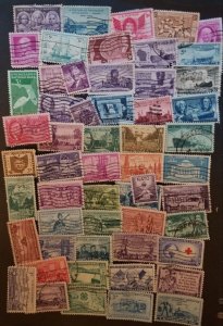US Postage Stamp Collection Lot Used All Different T3735