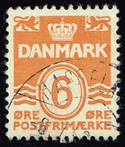 Denmark #224C Numeral; Used (4Stars)
