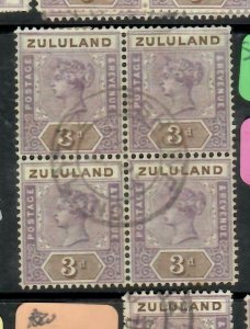 ZULULAND  (PP2305B)  QV  3D  SG 23  BL OF 4  NDOWENI  SON CDS       VFU