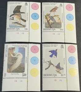 BERMUDA # 465-468--MINT/NEVER HINGED--COMPLETE SET OF PLATE # SINGLES--1985