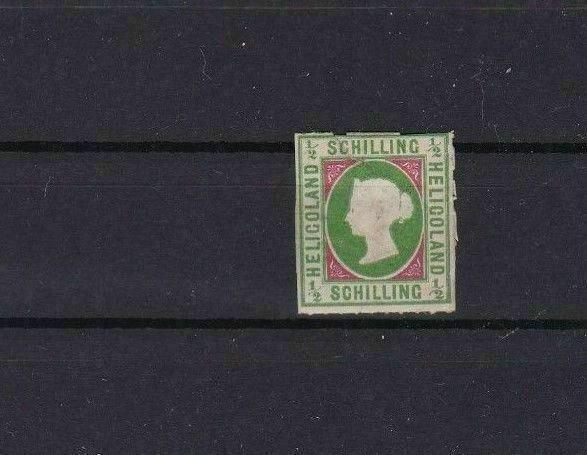 HELIGOLAND 1867 ½ SCHILLING MOUNTED MINT  STAMP  NO GUM       REF 5832