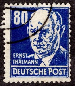 1948, Germany, 80pf, Used, Sc 10N43