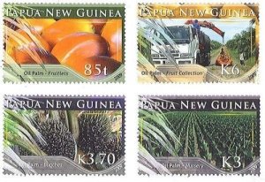 Papua New Guinea 2009 - Oil Palm Farming Set of 4 Stamps MNH