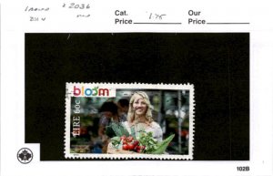 Ireland, Postage Stamp, #2036 Used, 2014 Flowers (AB)