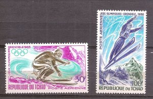 Chad - 1968 - Mi. 195-96 (Olympics) - MNH - RB060