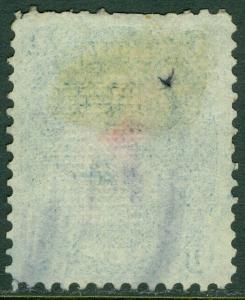 EDW1949SELL : USA 1868 Sc #92 Used. Blue cancel. Nice stamp. PSAG Cert Cat $495