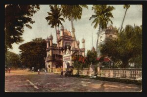 1933 Ceylon mosque travelled postcard port said australia europe related marks  