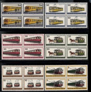 GERMANY-BERLIN SC# 9N305-10 BKS/4 FVF/MNH