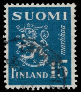 Finland #273 Coat of Arms; Used