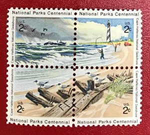 1972 US Scott 1448-1451 MNH Block Seashore Lot 1008