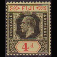 FIJI 1922 - Scott# 100 King GV Die II 4p NH