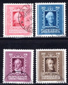 Liechtenstein #181-184   Used    VF   CV $36.25   ....   3510080