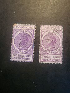 Stamps South Australia 128-128a used