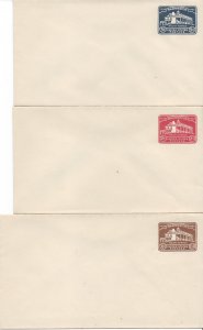 USA 1932 Scott US24,25 & 28 Entire