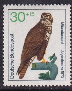 Germany  #B497  MNH 1973  birds of prey  30pf