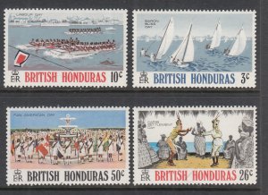 British Honduras 308-311 MNH VF