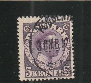 Denmark  Scott#  134  Used