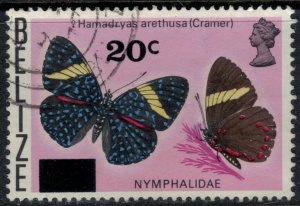 Belize #380  CV $2.75  Butterfly surcharge