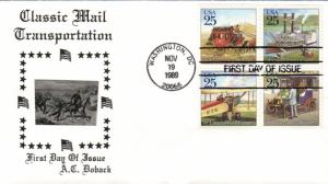 #2434-37 Traditional Mail Doback FDC