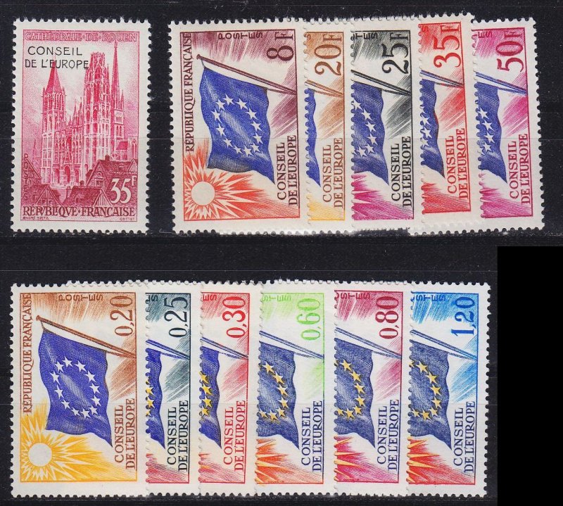 FRANKREICH FRANCE [Europarat] MiNr 01 Lot ( **/mnh ) CEPT