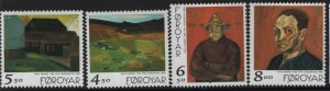 FAROE ISLANDS 346-9 MNH F/VF SET OF 4