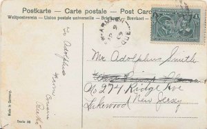 Canada 1c Quebec Tercentenary 1909 New Armagh, Que. 1876-1915 split ring PPC ...