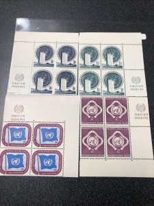 United Nations Stamp New York Issues Mgn Block - VF / NH