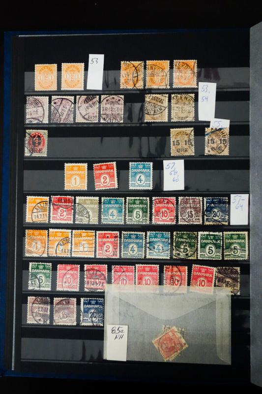 Denmark Loaded 1800's to 1990's Stamp Collection