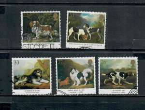 G.B 1991 COMMEMORATIVES  SET  DOGS ISSUE USED  h 261122