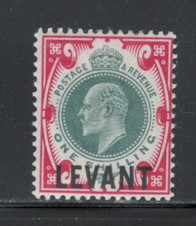 Great Britain Offices Turkish Empire 1905 Overprint 1sh Scott # 24 MH