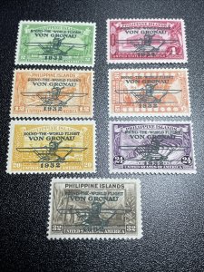 Philippines C29-35 Mint Hinged Airmail Set US Possession KSPhilatelics (C29P1)