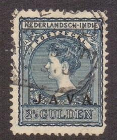 Netherlands Indies 1908 used JAVA   2 1/2  gld    #