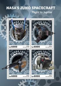 SIERRA LEONE 2016 SHEET NASA JUNO SPACECRAFT SPACE srl16415a