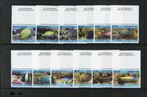 PENRHYN 2013 FISH SCOTT #521/32 SET OF TWELVE MINT NEVER HINGED