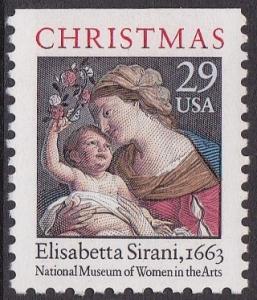 CHRISTMAS 1994 - 29c MADONNA & CHILD - MUH BOOKLET STAMP