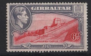 Gibraltar 1938 6d perf 13½ fine mint sg126 cat £50