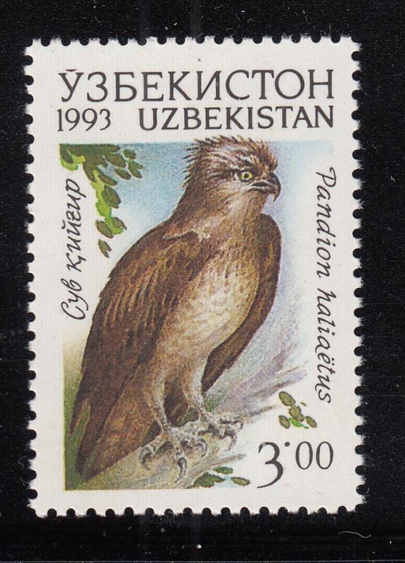 Uzbekistan 1993 MNH Scott #10 3r Pandion haliaetus