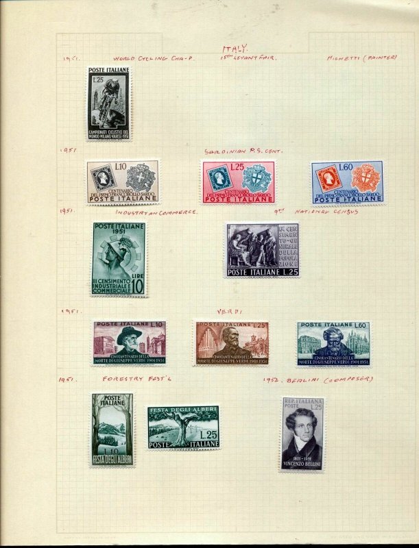 ITALY 1870/1961 M&U Incl.Express (Apx 120+Items) (Top 172