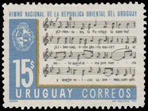 URUGUAY STAMP 1971 SCOTT # 795. USED. # 1