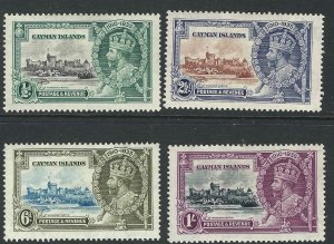 Cayman Is 81-84 SG 108-11 MLH F/VF 1935 SCV $21.60