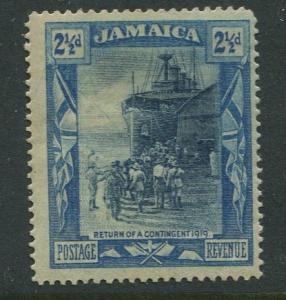 Jamaica -Scott 79a -Return overseas Contingent -1919 - MLH - Single 2.1/2p Stamp