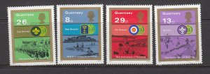 Guernsey 1982 Scouts  set 4 - Unmounted mint