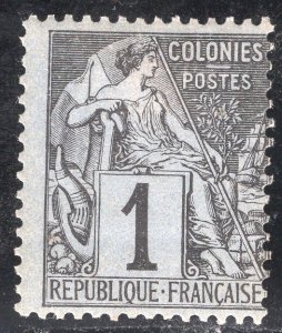 FRENCH COLONIES SCOTT 46