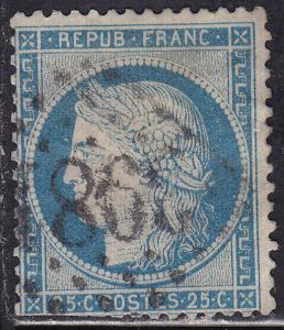 France 58 Ceres 25c 1871