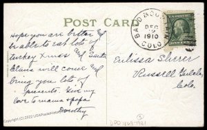 USA 1910 Bald Mountain Colorado DPO Helbock R3 Cover 92664