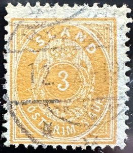Iceland 1882-98 Sc,15 Used