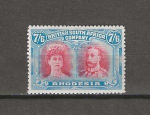 RHODESIA 1910/13 RSC A MINT